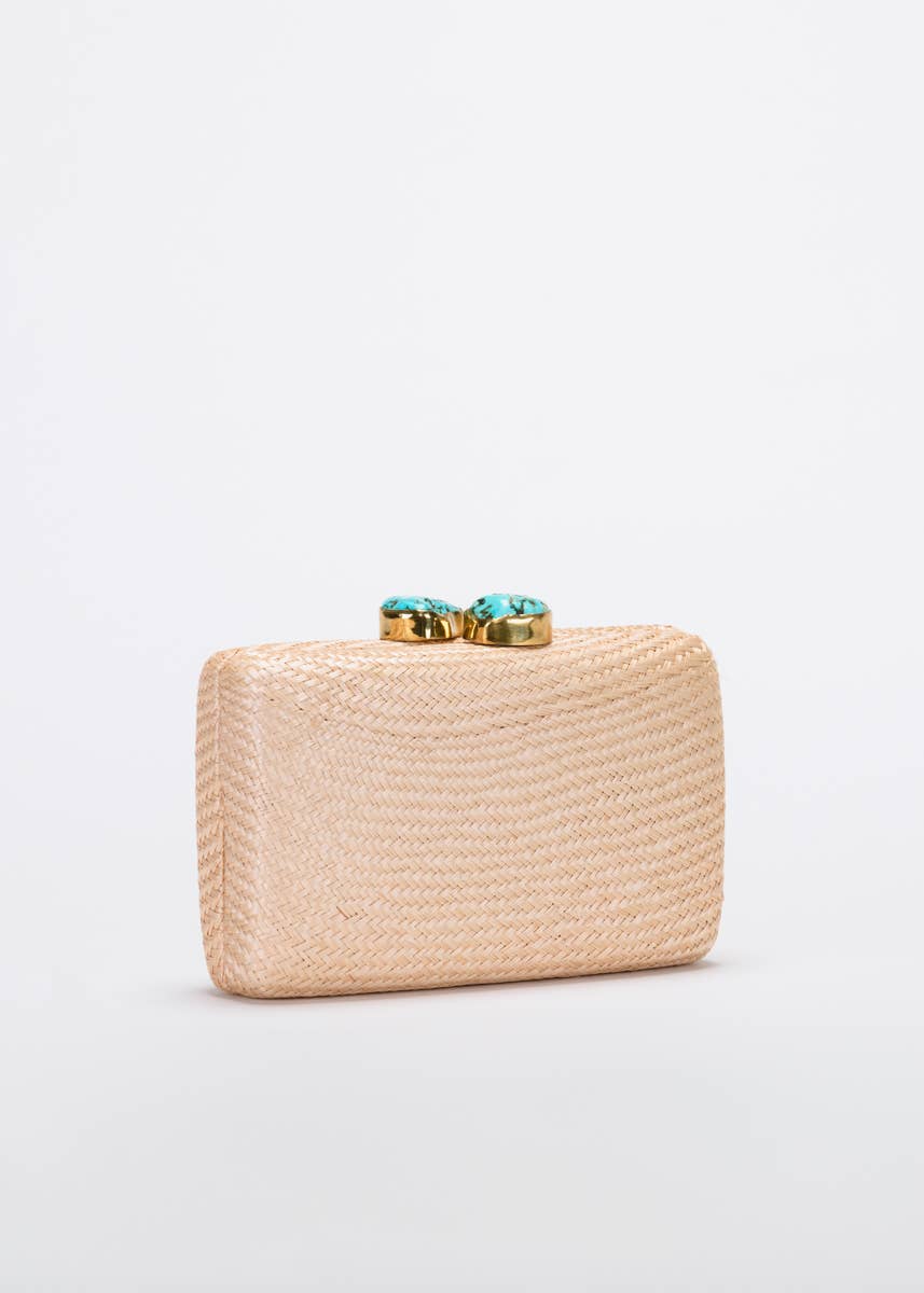 JEN TURQUOISE CLUTCH
