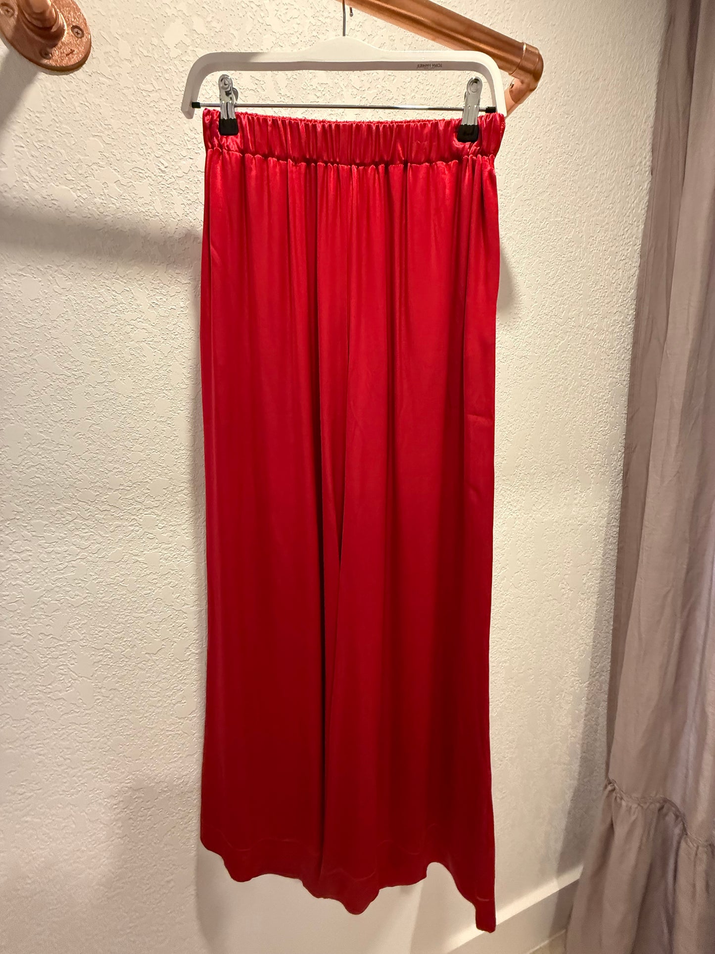 CHERRY SILKY PANTS