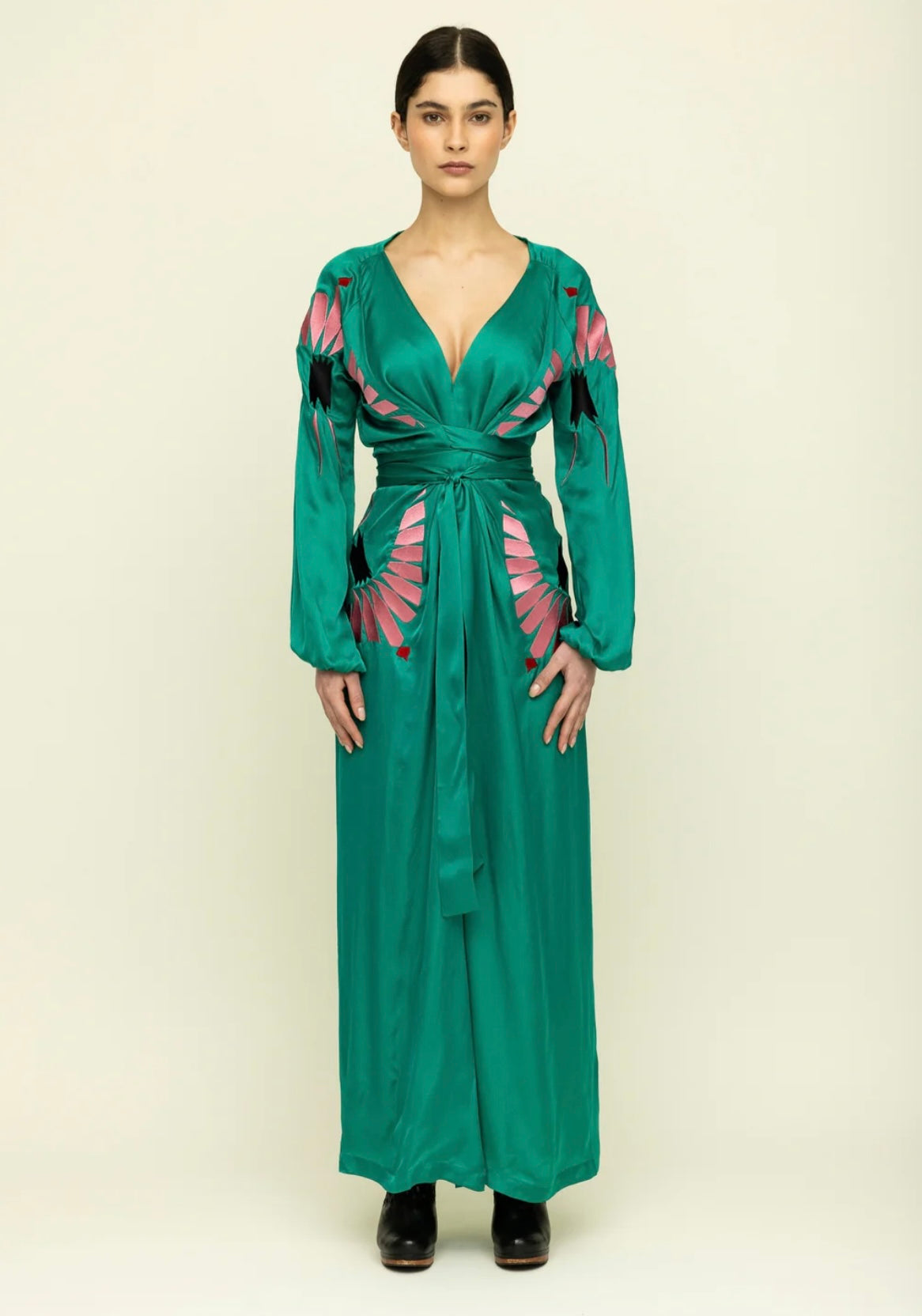 AZIZA WRAP DRESS S