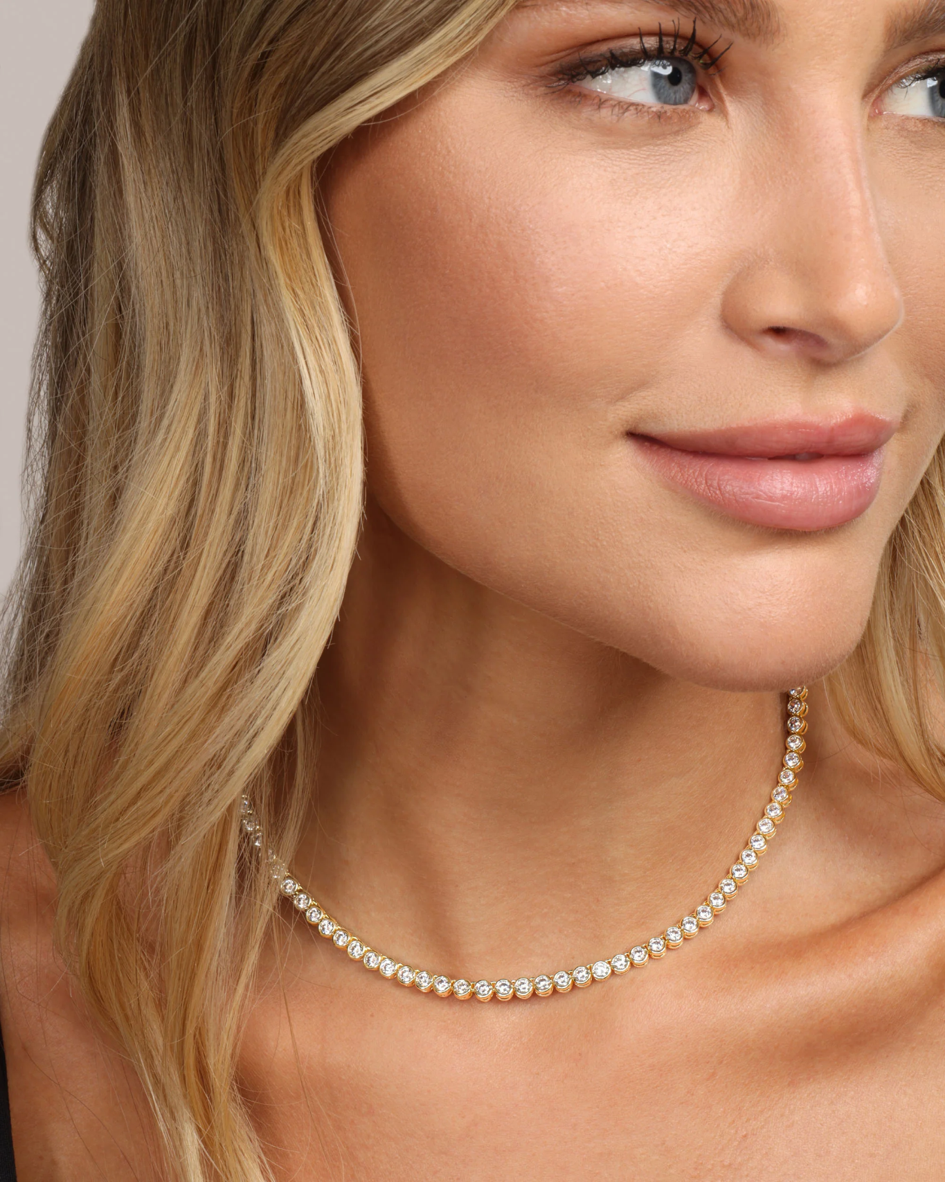 BARONESS TENNIS NECKLACE 15