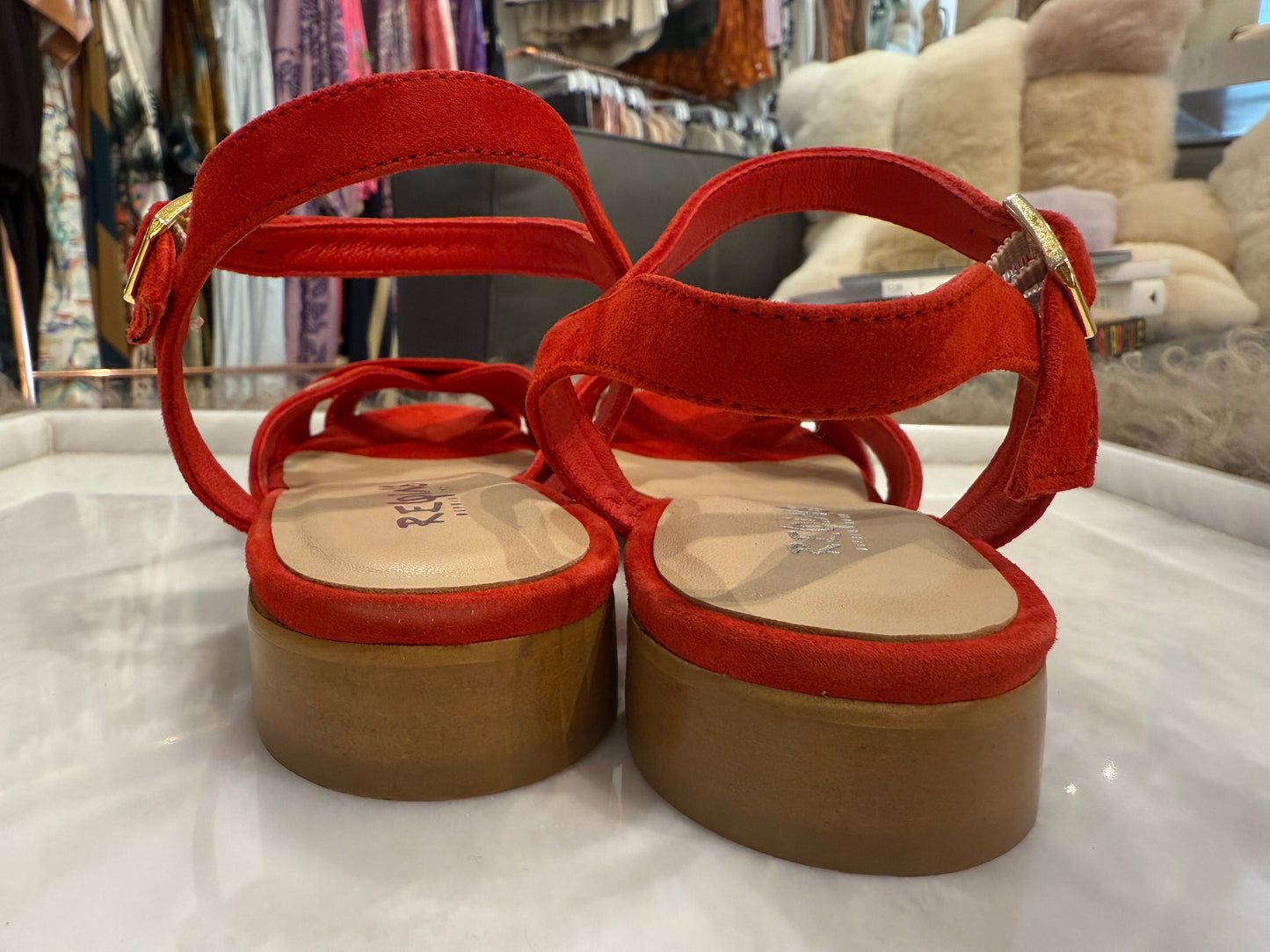 PALMA SANDALS VELVET LEATHER