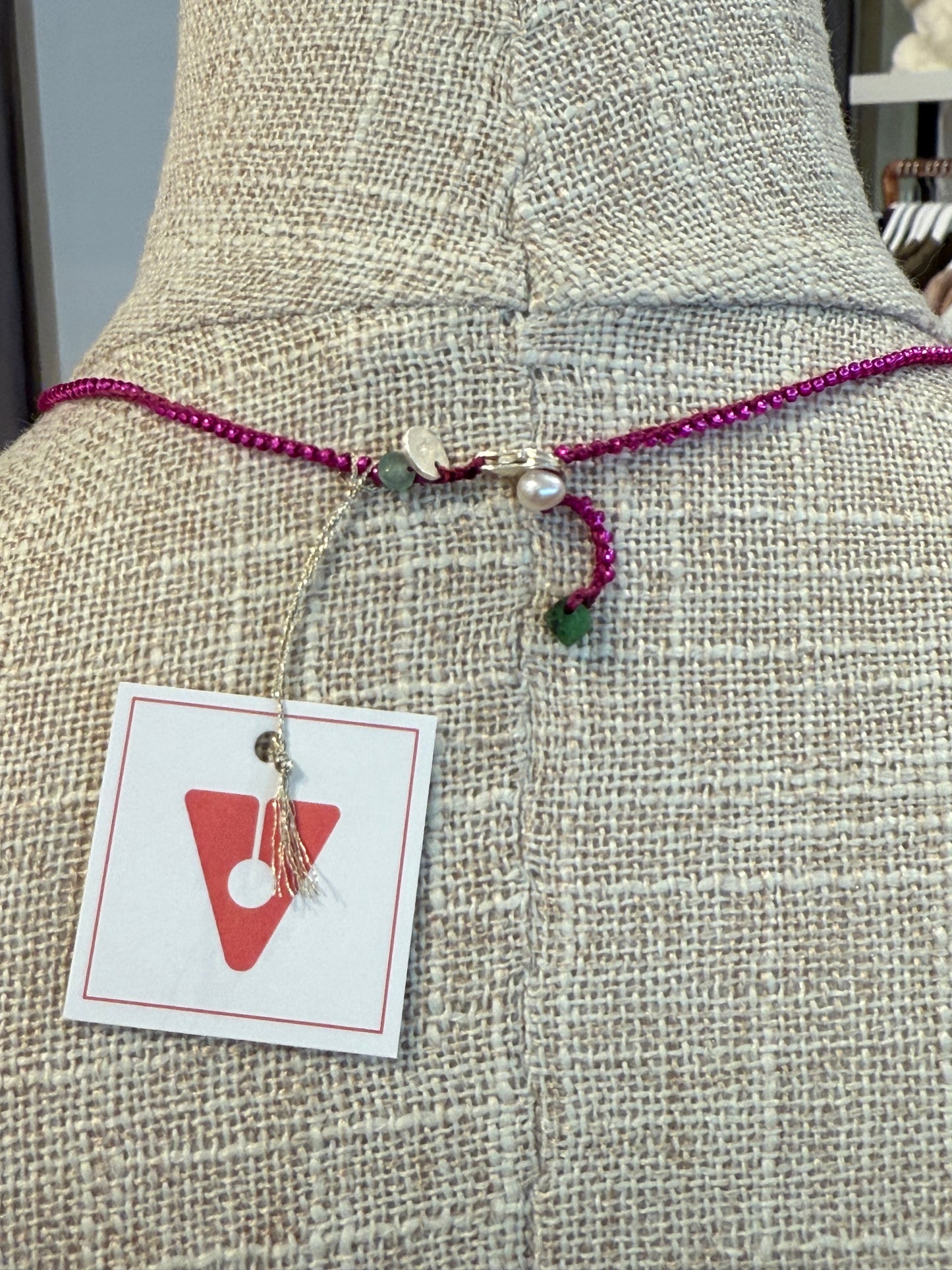 MOONSTONE DROP NECKLACE