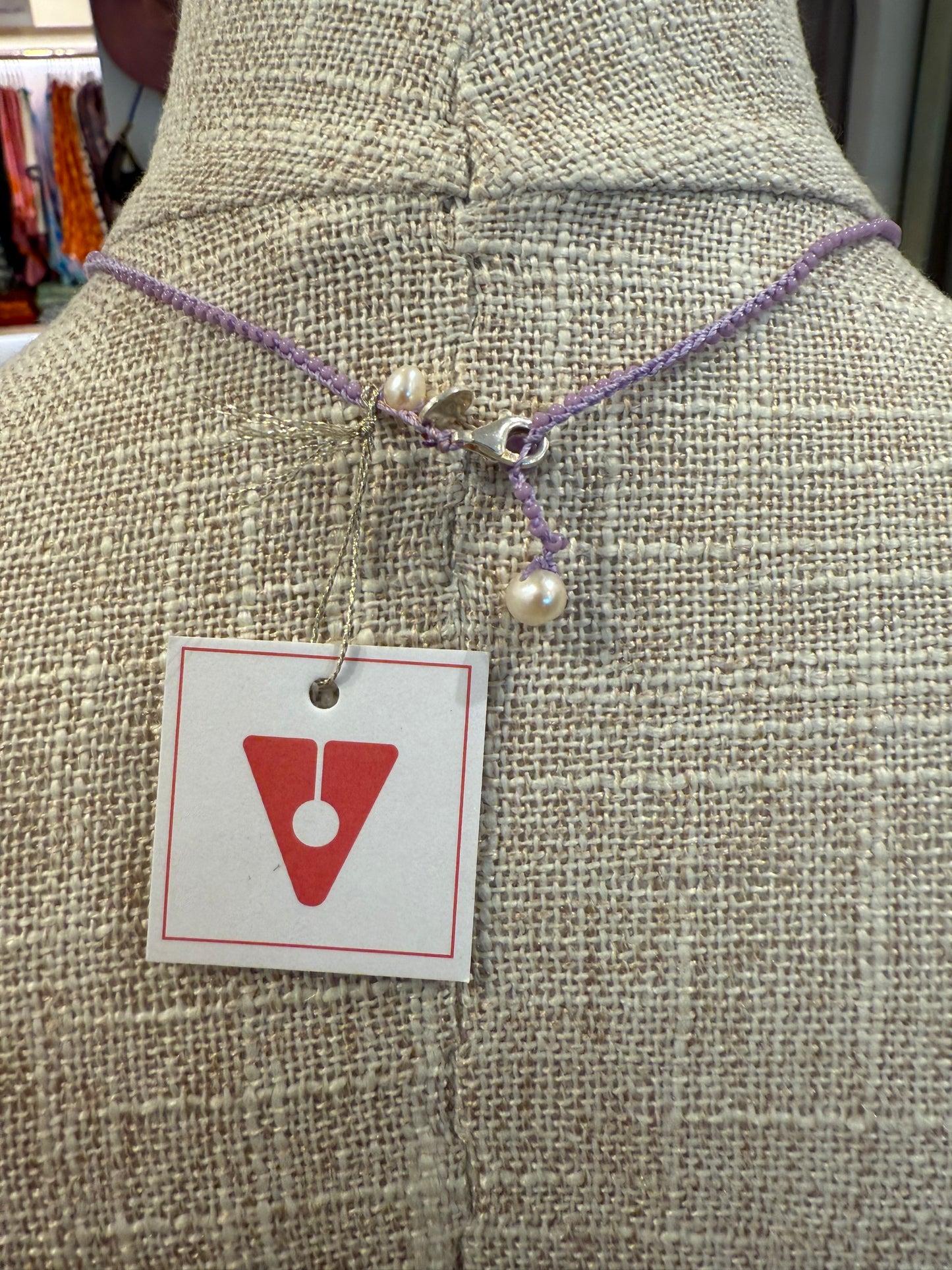 AMETHYST DROP NECKLACE