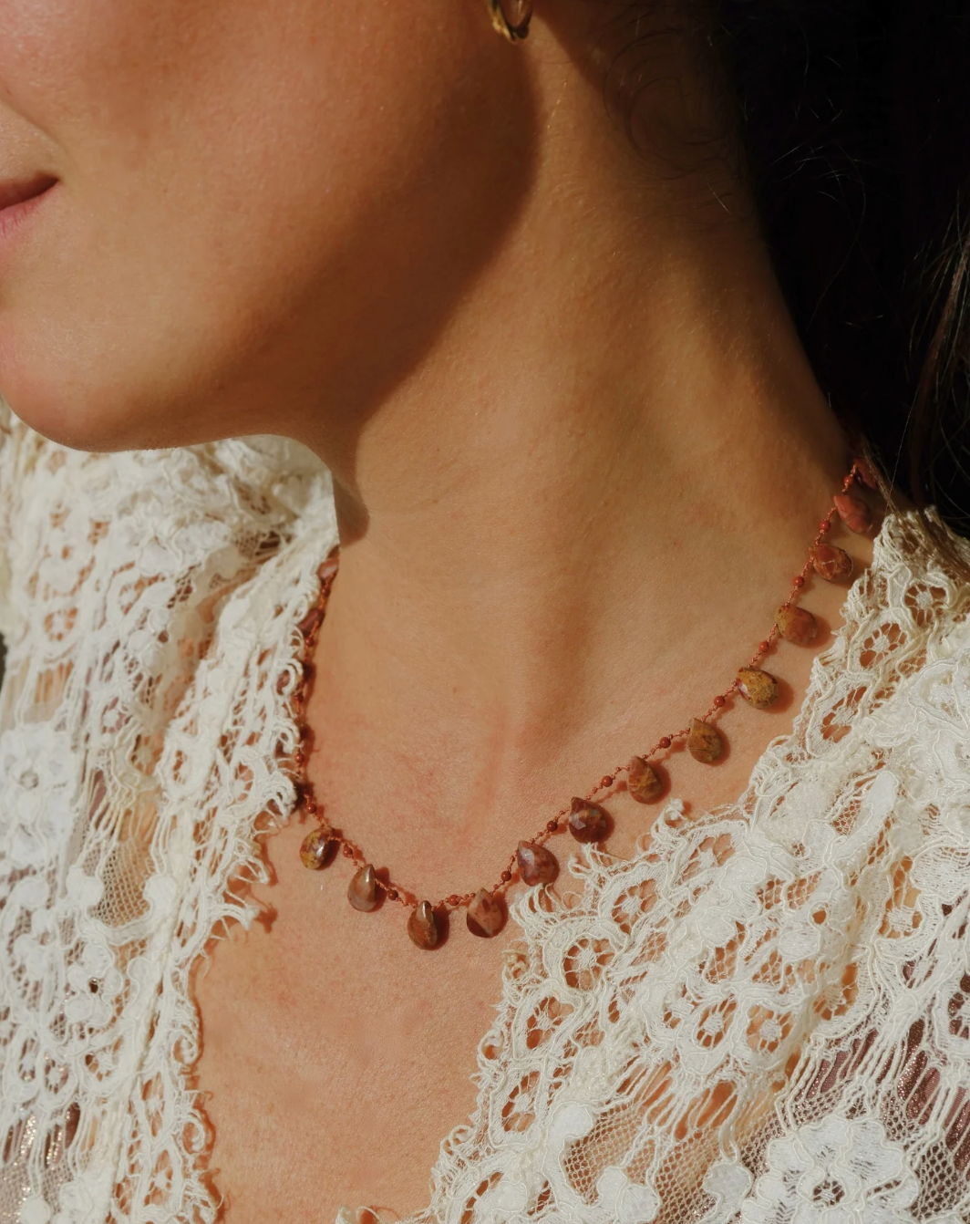 HARPER DROPS & BEADS NECKLACE