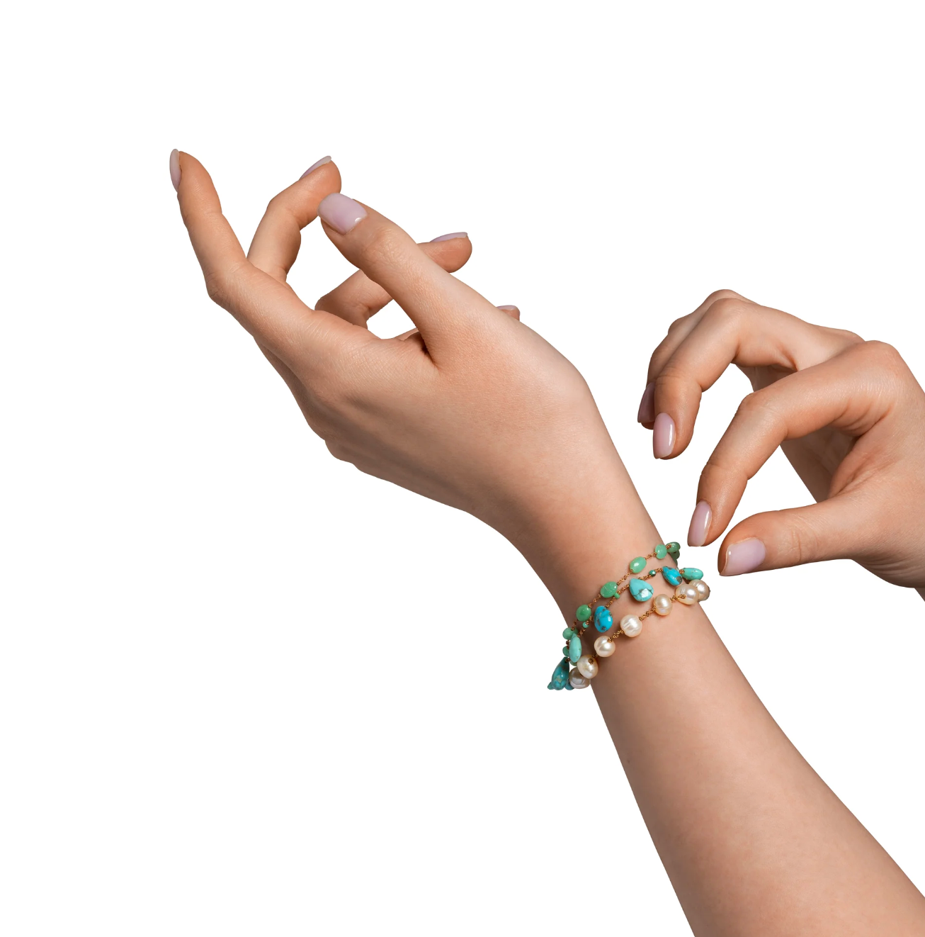 POWHATAN DROPS & BEADS BRACELET