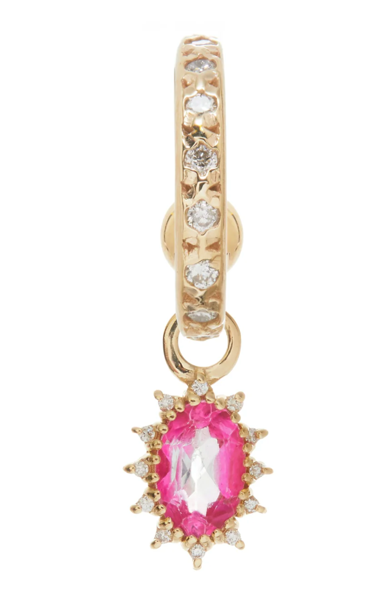 DIANA CHARM WITH PINK TOPAZ