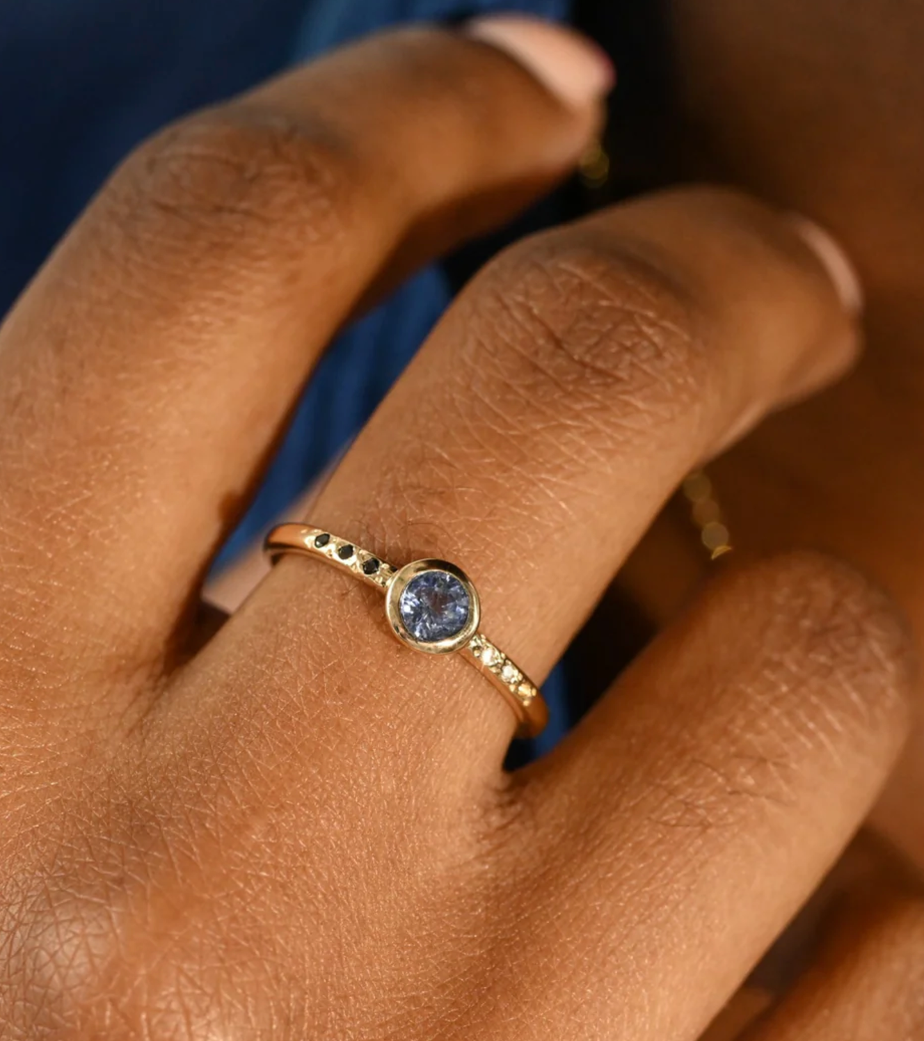 MIDNIGHT SAPPHIRE RING