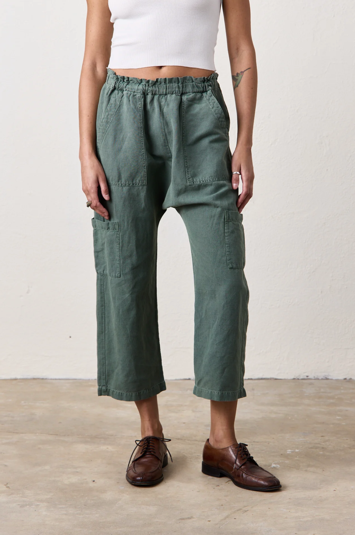 SHAILEY PAPER BAG PANT