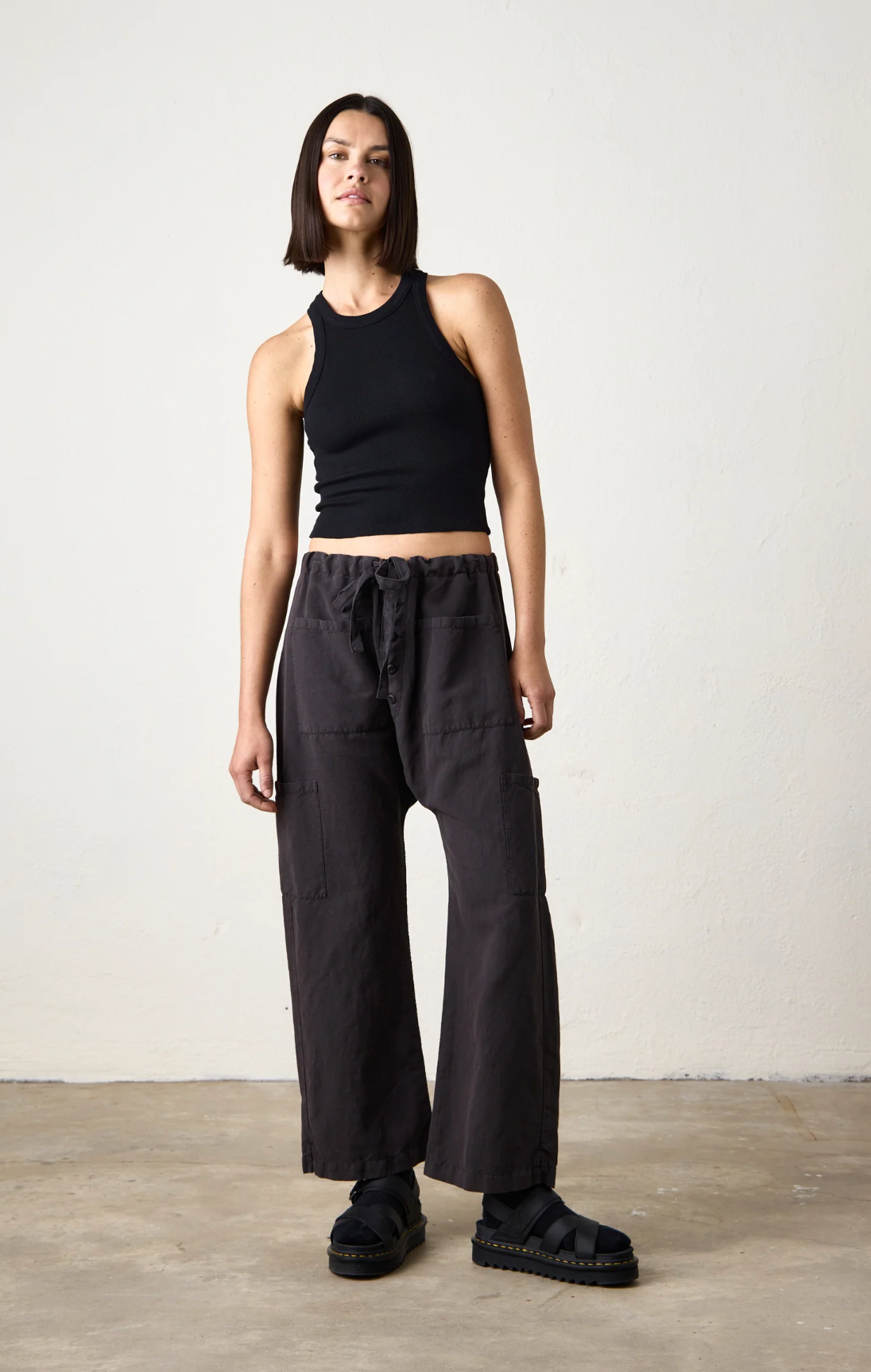 CARLSON DROP RISE TIE PANT