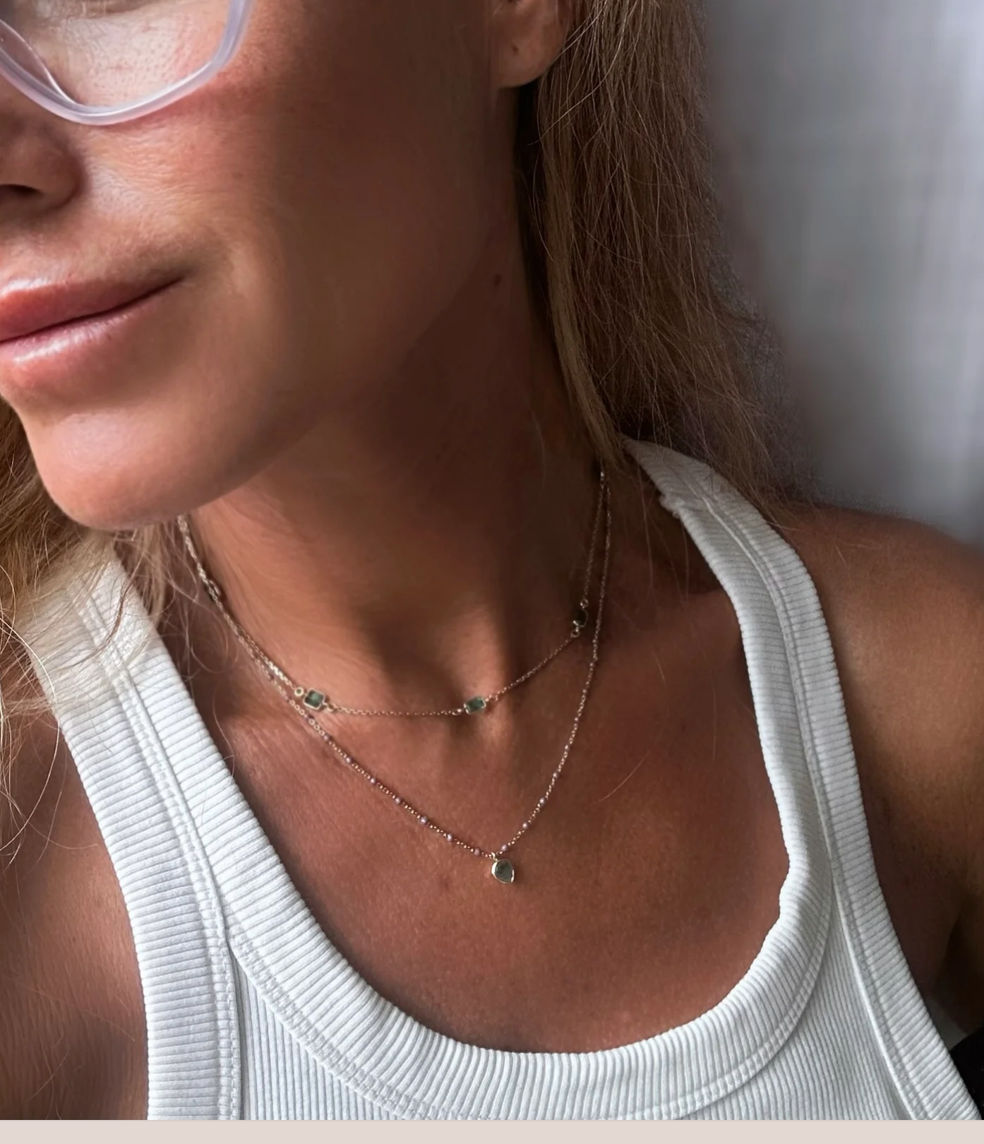 EMERALD SEADROP NECKLACE