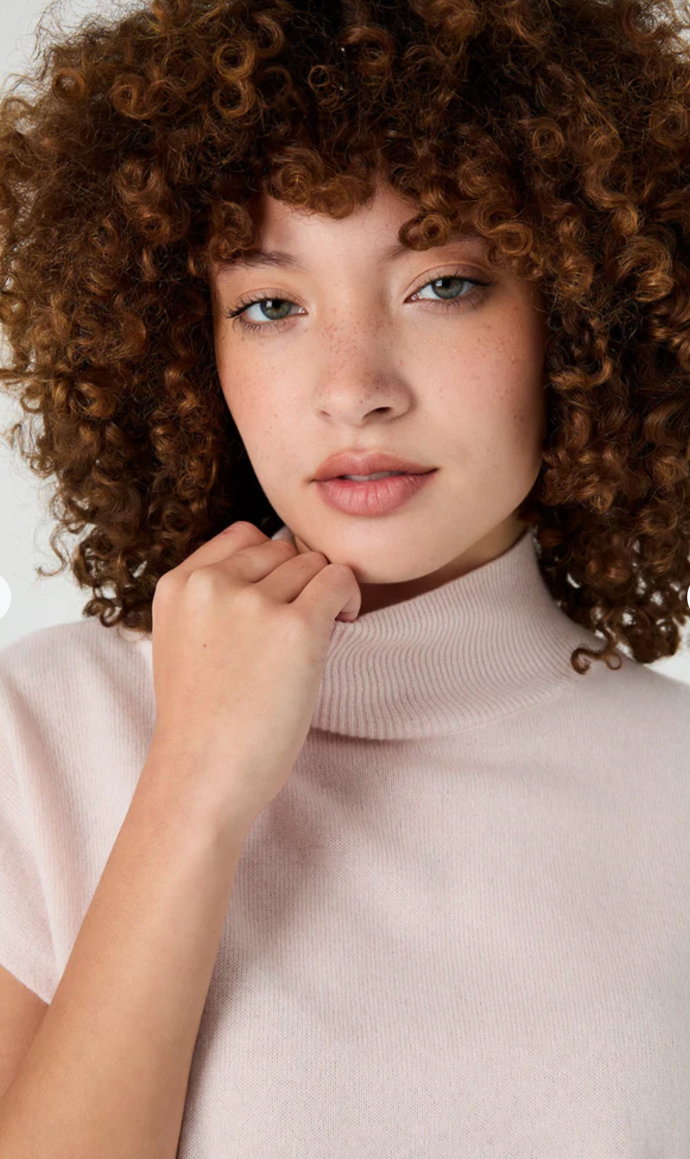 ANNE CAP SLEEVE CASHMERE TOP