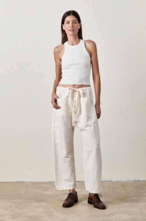 CARLSON DROP RISE TIE PANT