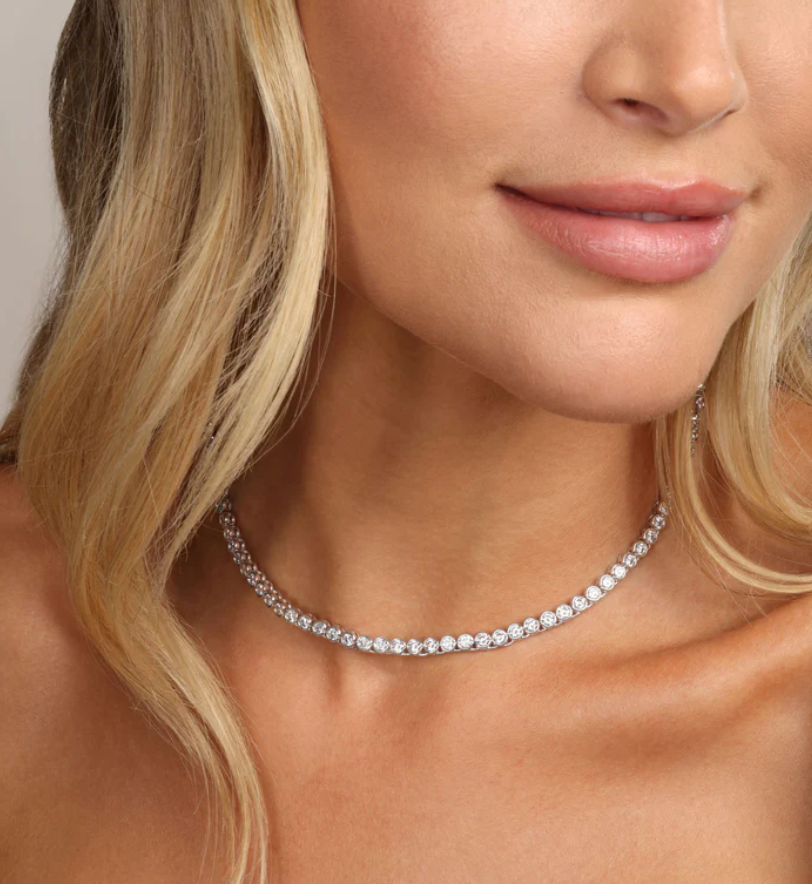BARONESS TENNIS NECKLACE 15