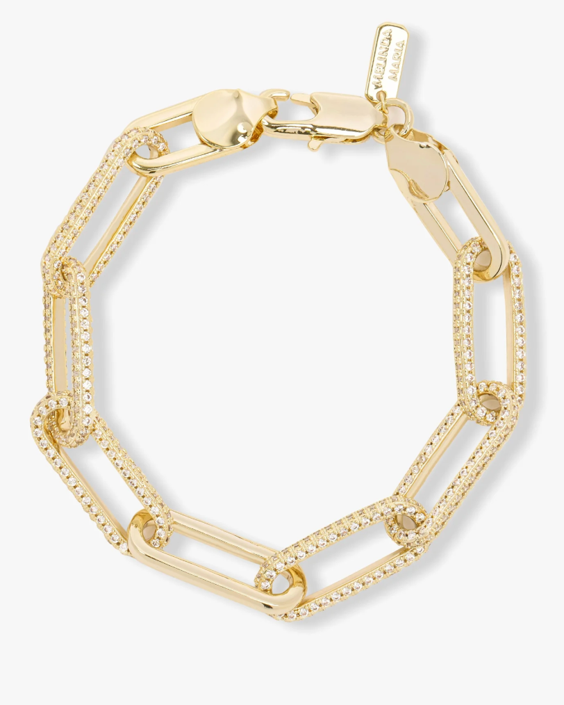 CARRIE PAVE CHAIN LINK BRACELET