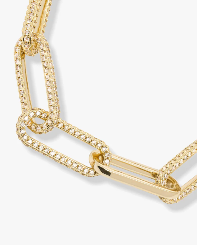 CARRIE PAVE CHAIN LINK BRACELET