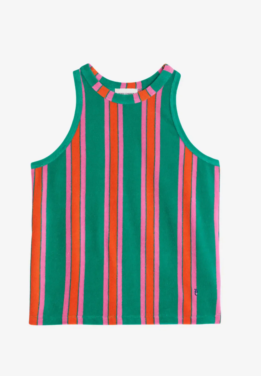 STRIPED TERRY TANK TOP
