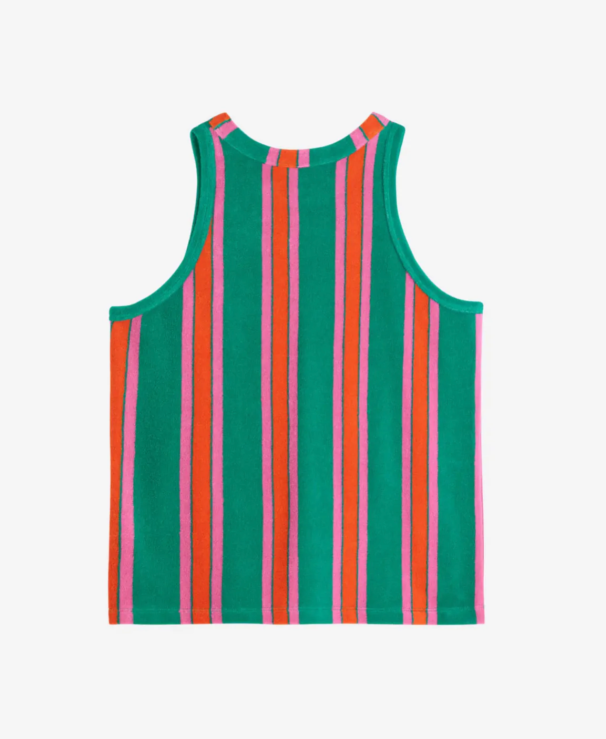 STRIPED TERRY TANK TOP