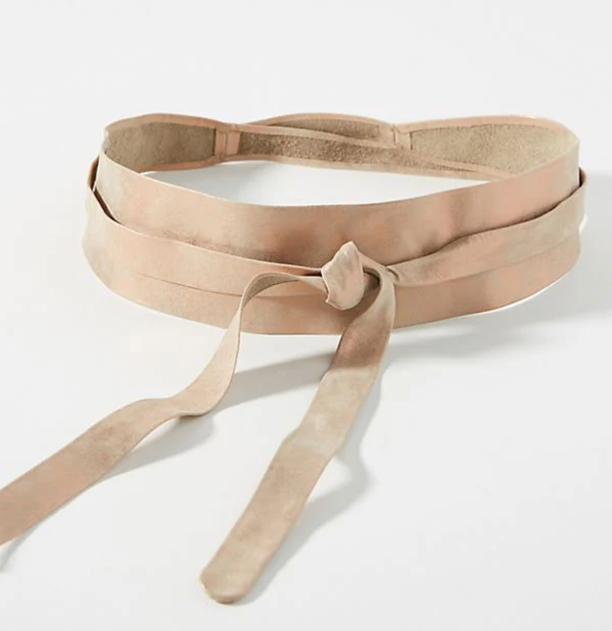 METALLIC SHIMMER WRAP BELT