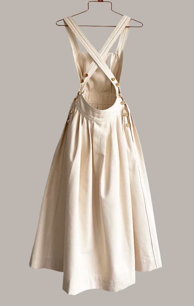 TRAVELING PINAFORE DRESS