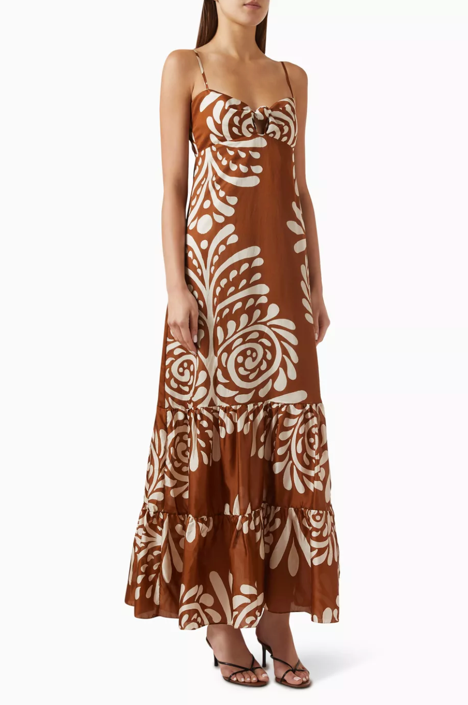 JULIETTA COTTON SILK MAXI DRESS