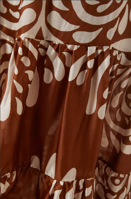 JULIETTA COTTON SILK MAXI DRESS