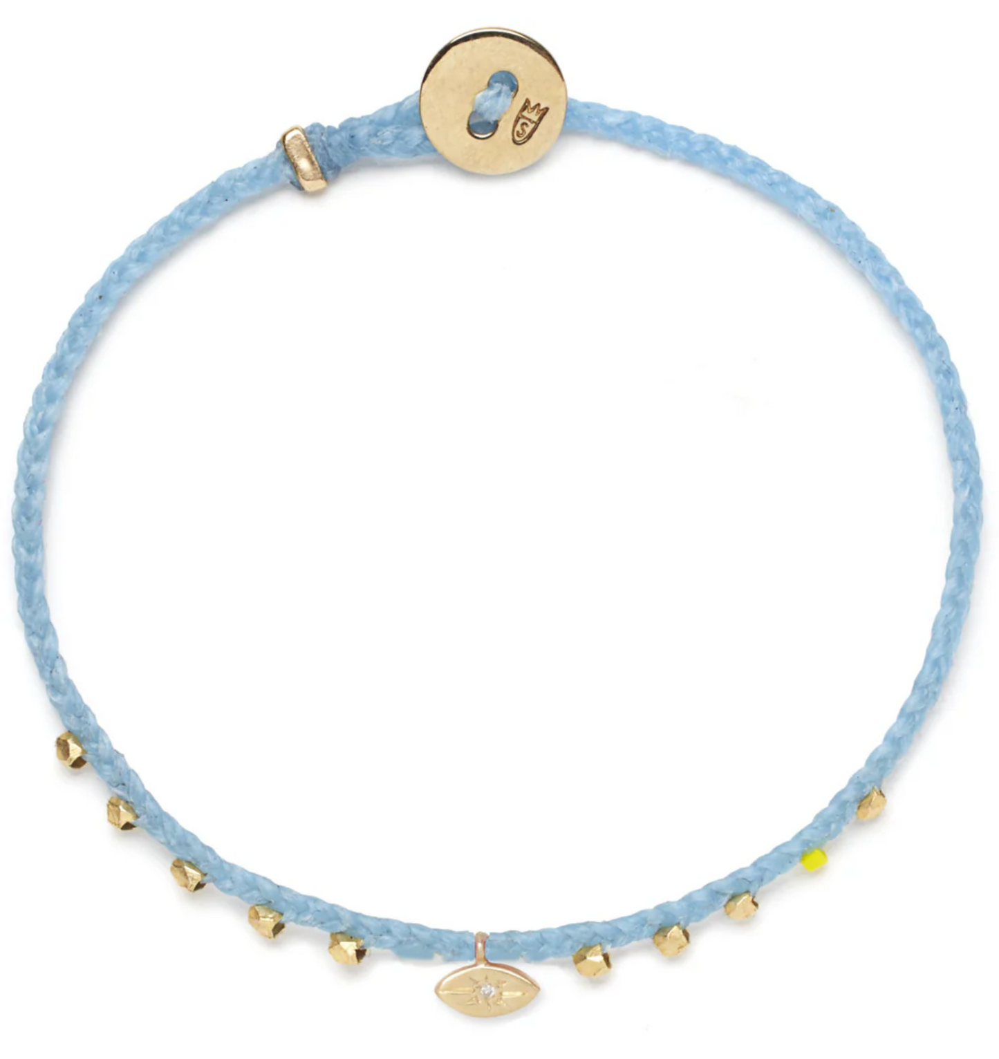 DIAMOND EYE CHARM BRACELET