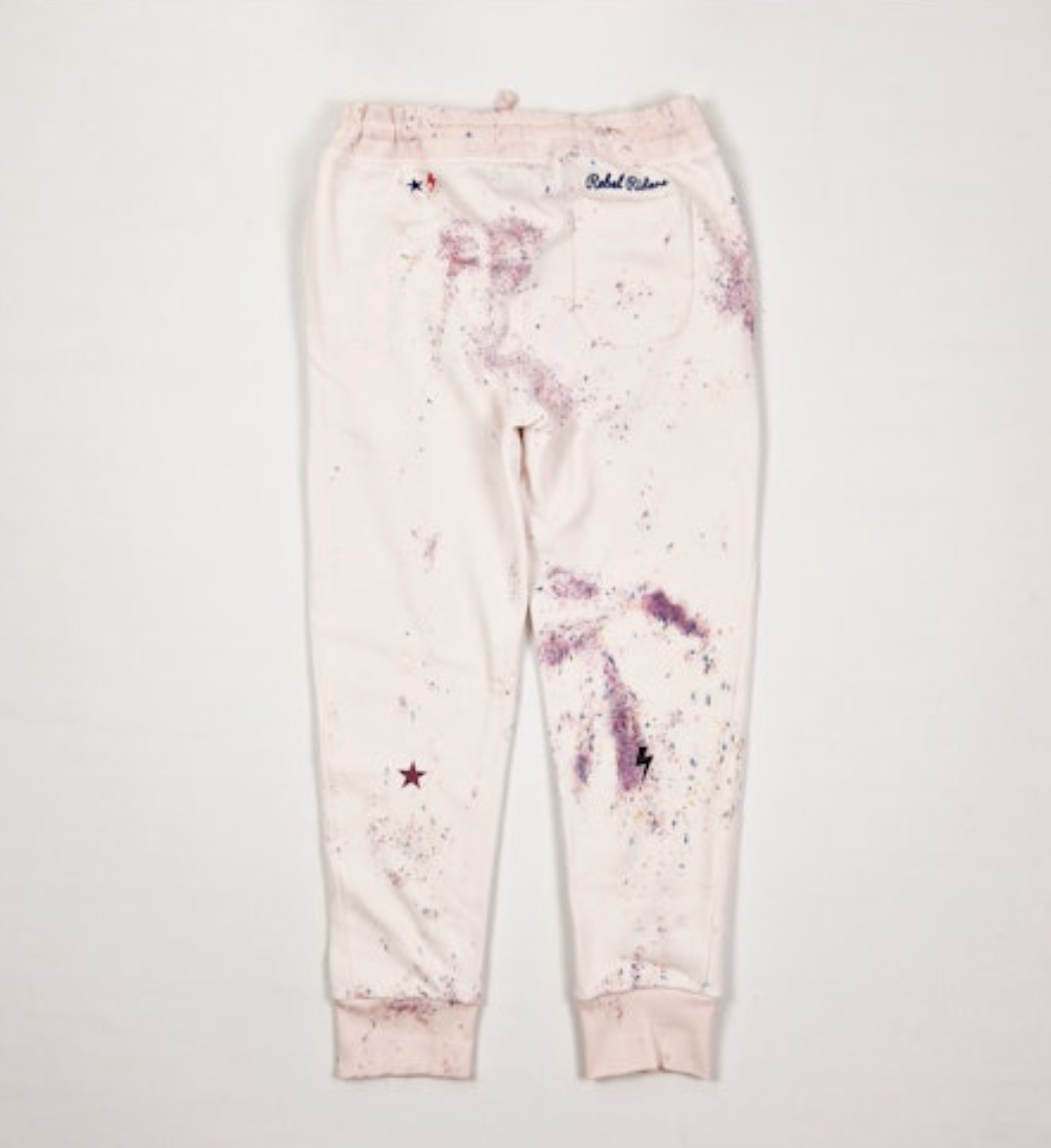 BONDI GALAXY WHITE WATER SWEATPANTS