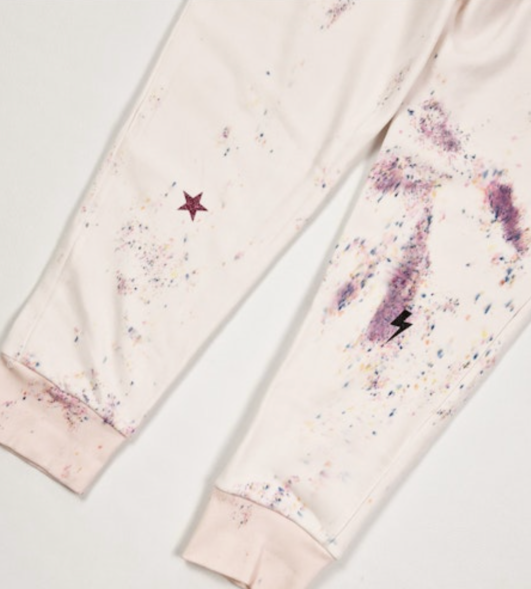 BONDI GALAXY WHITE WATER SWEATPANTS