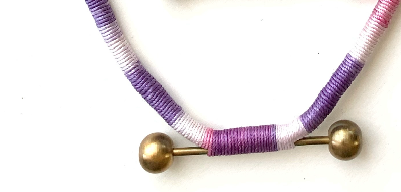 BRASS BALL NECKLACE