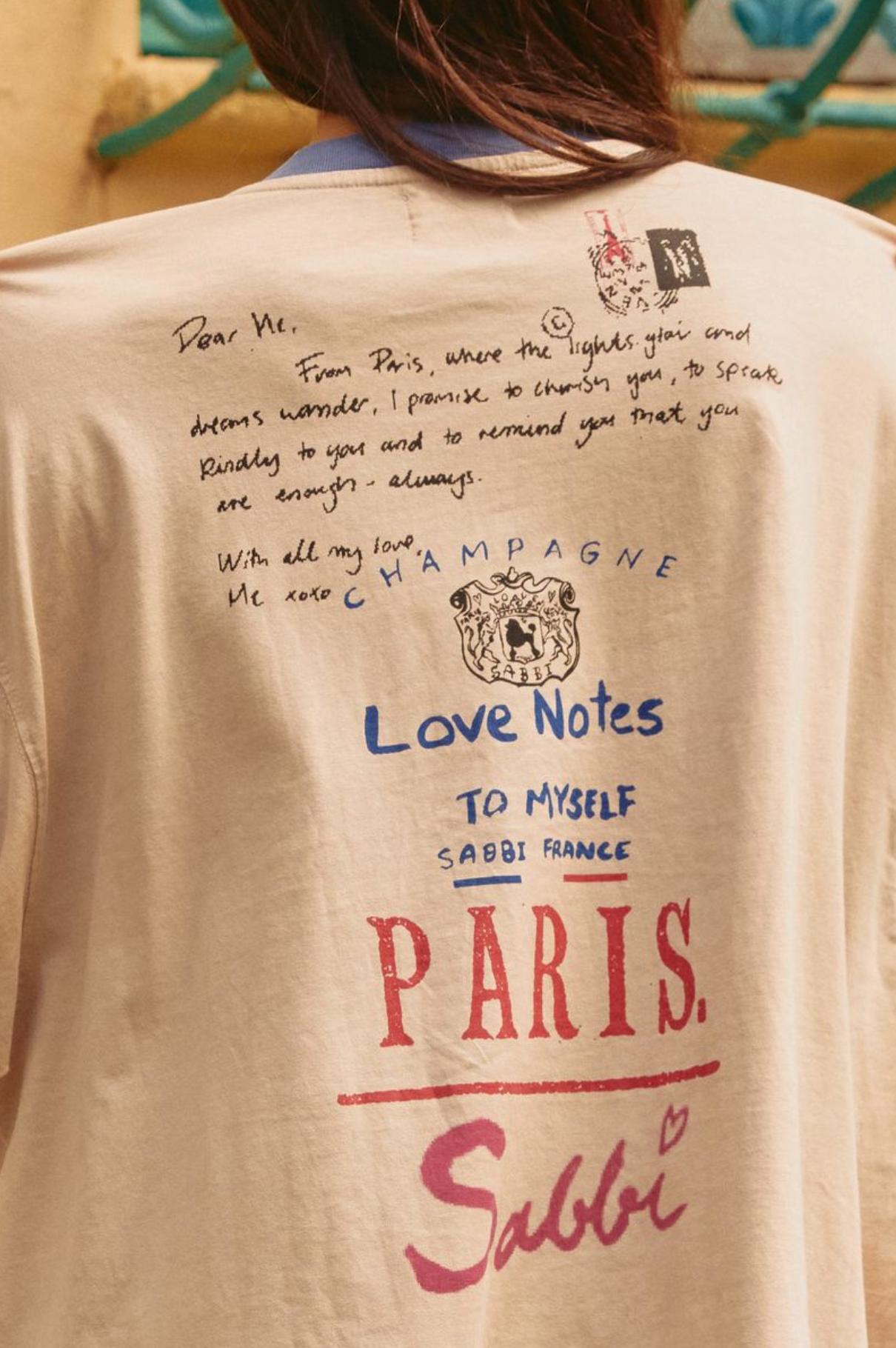 PARIS LOVE NOTES TEE