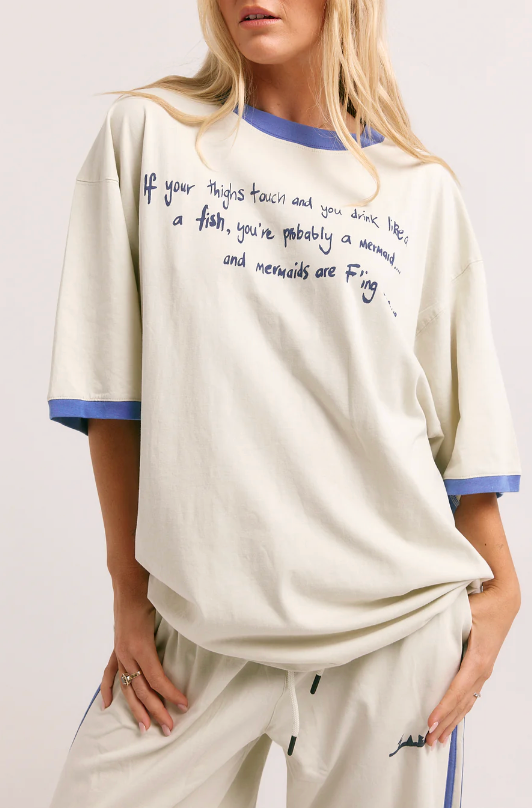 VERY OVERSIZED DRUNKEN MERMAID TEE