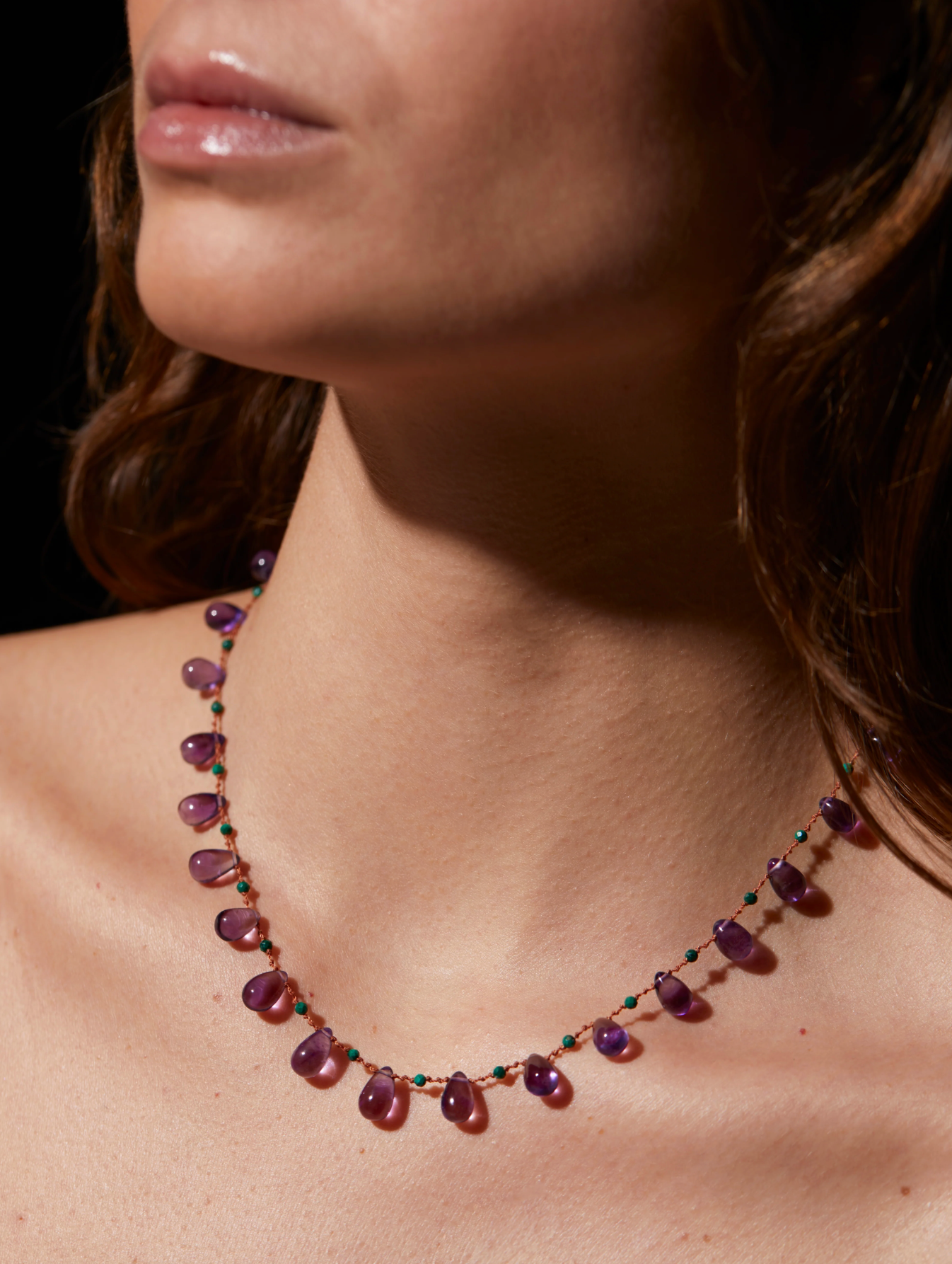 YOUNGTOWN DROPS & BEADS NECKLACE