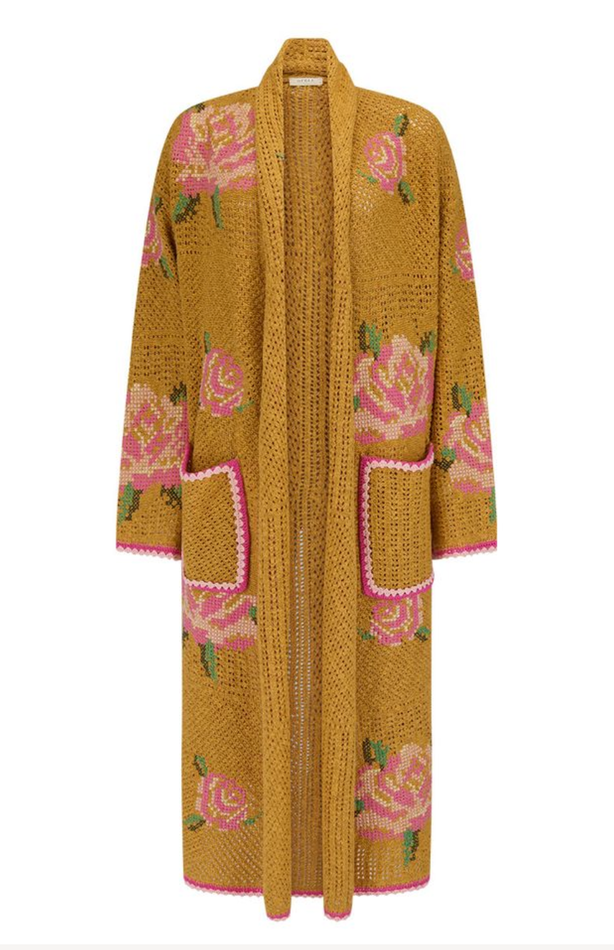 COASTAL GRANNY MAXI CARDIGAN