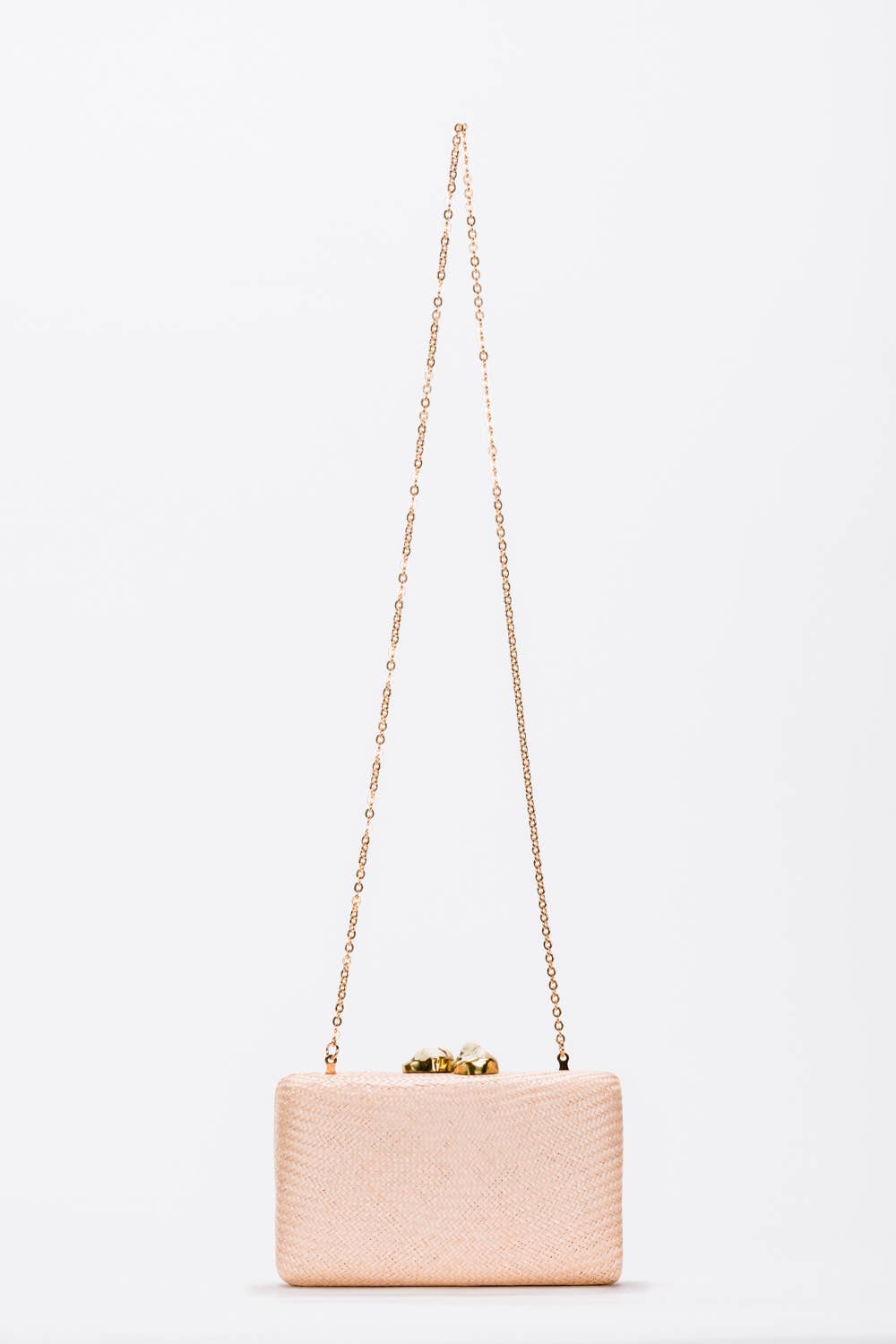 JEN WHITE STONES CLUTCH