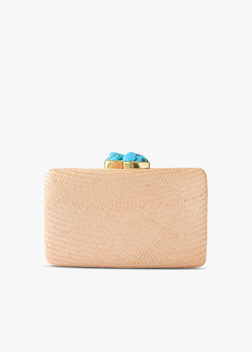 JEN TURQUOISE CLUTCH