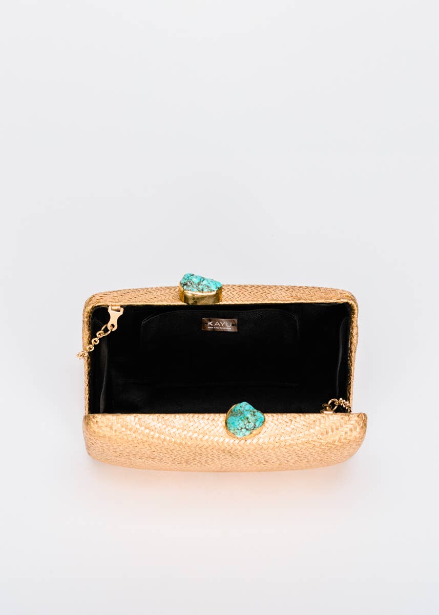 JEN TURQUOISE CLUTCH