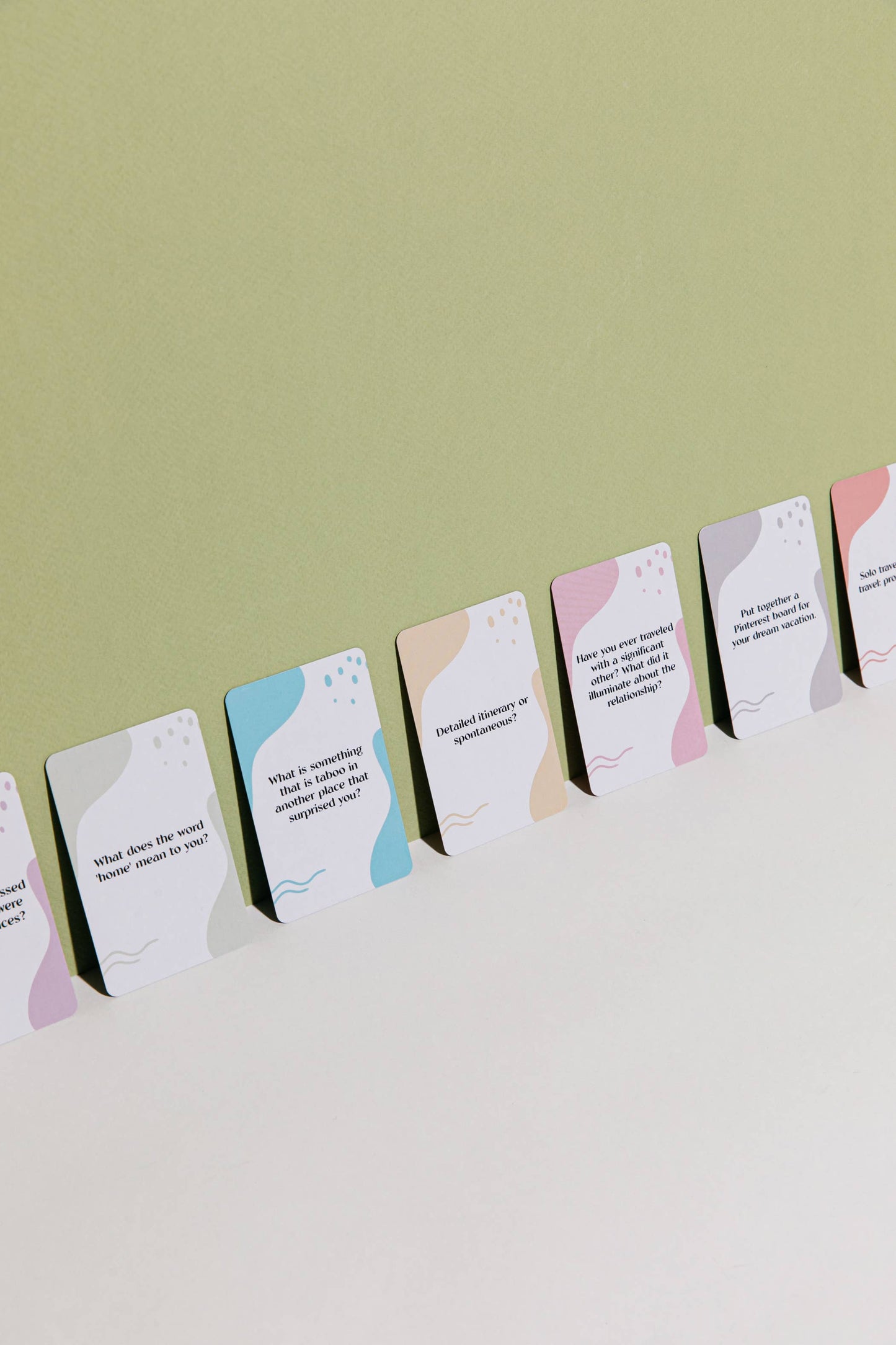 Wanderlust Table: A Conversation Game for Travelers