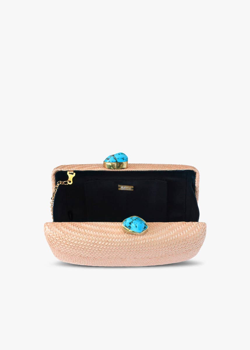 JEN TURQUOISE CLUTCH