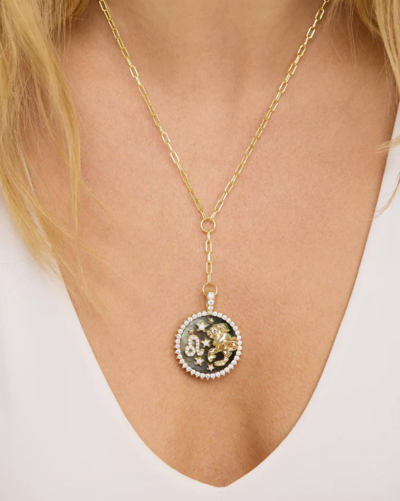 ZODIAC MEDALLION NECKLACE