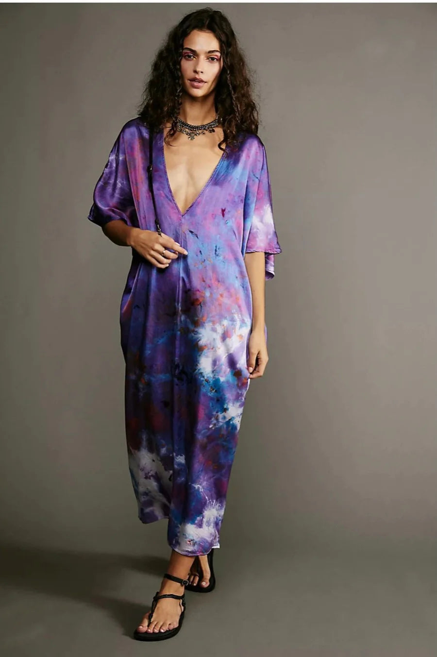 SILK KAFTAN