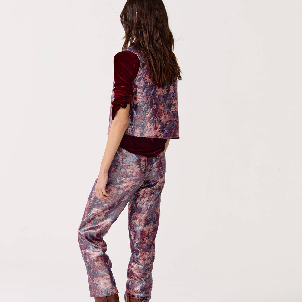 
                  
                    ASTRO METALLIC LINEN PANTS
                  
                