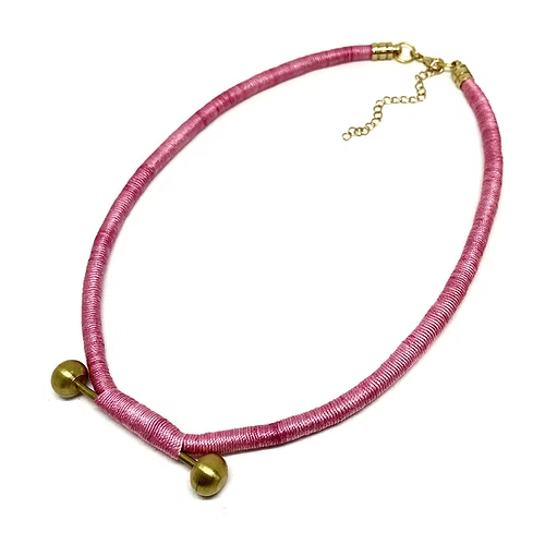 
                  
                    BRASS BALL NECKLACE
                  
                