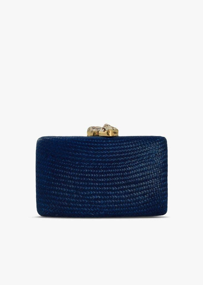 JEN WHITE STONES CLUTCH