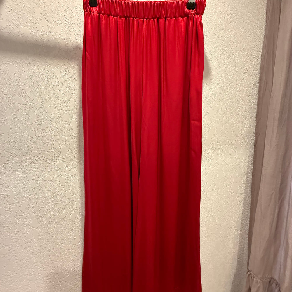 CHERRY SILKY PANTS