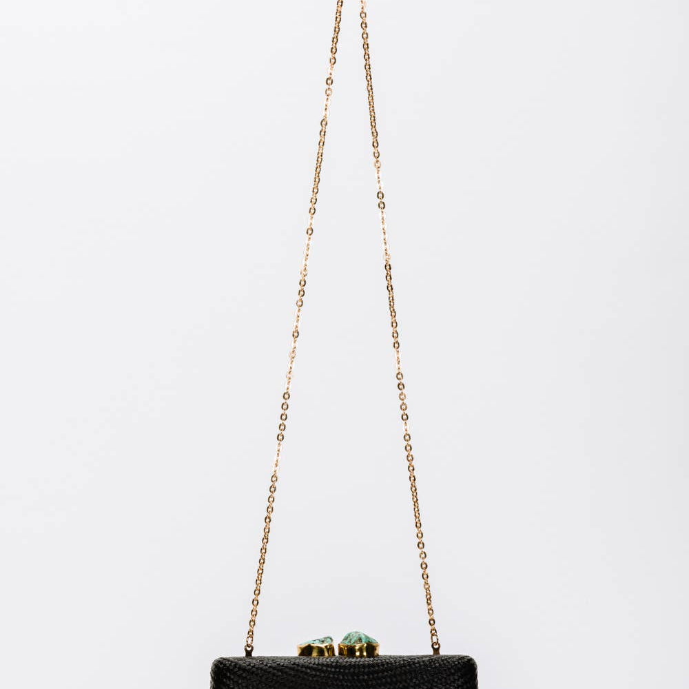 
                  
                    JEN TURQUOISE CLUTCH
                  
                