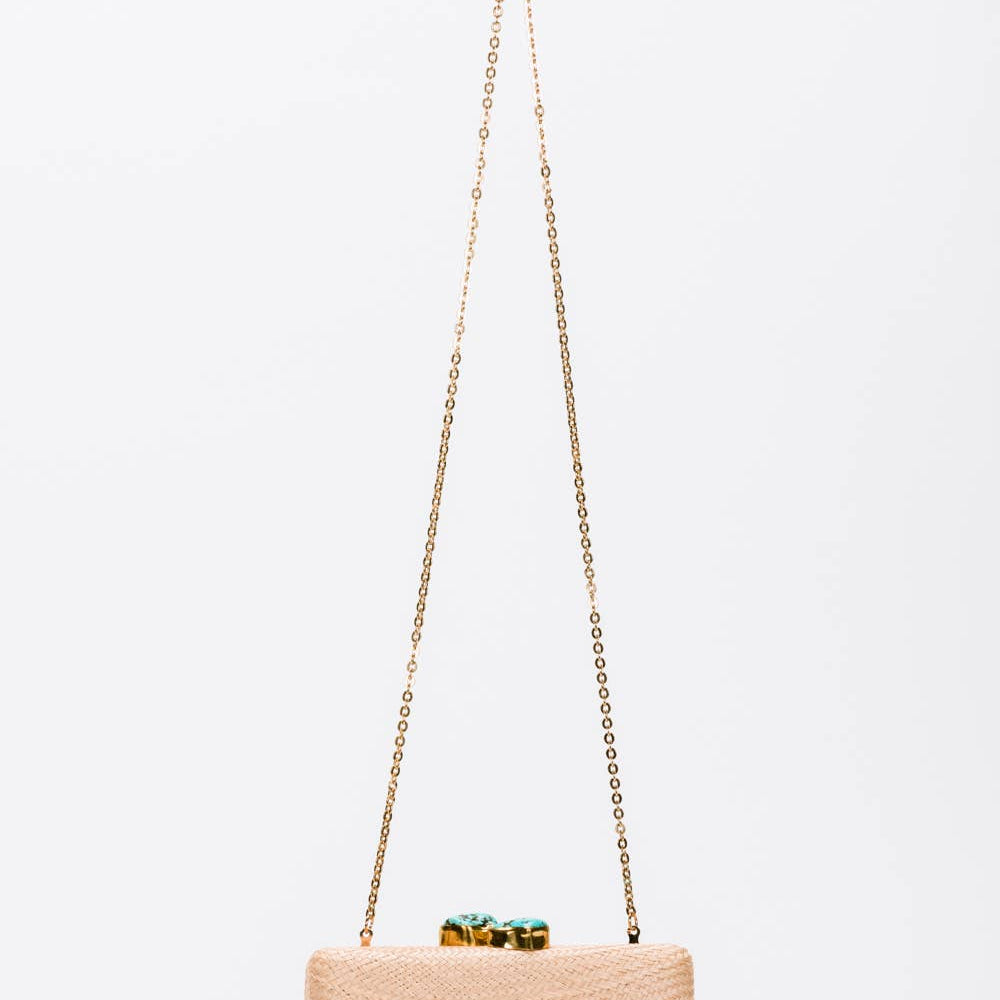 
                  
                    JEN TURQUOISE CLUTCH
                  
                