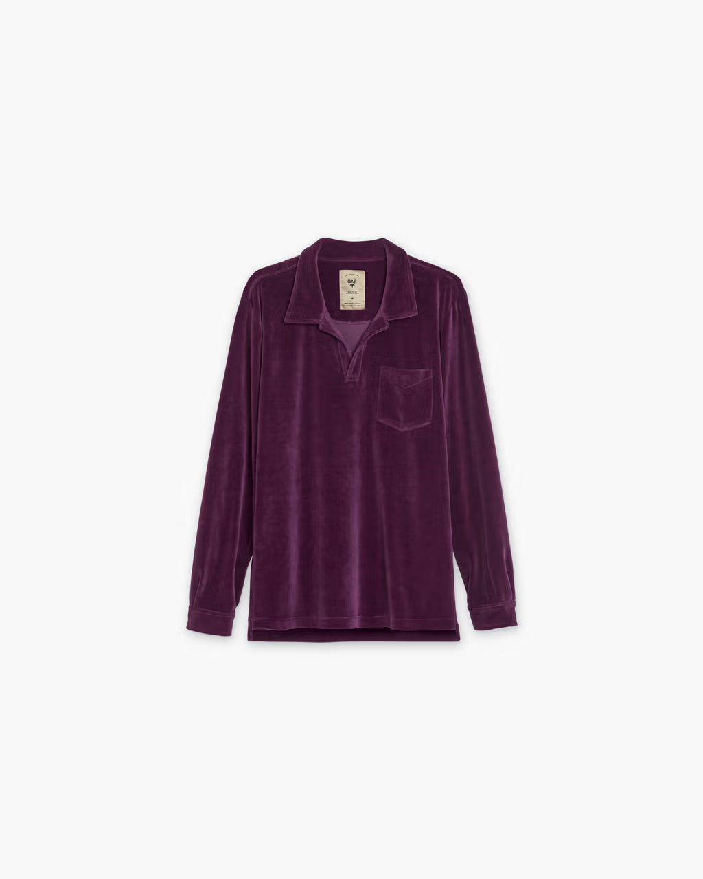 Dandy Purple Velour Long Sleeve - OAS