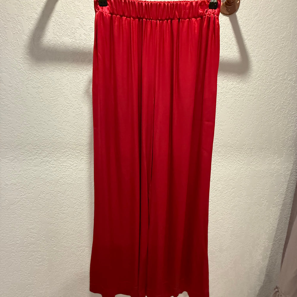 CHERRY SILKY PANTS