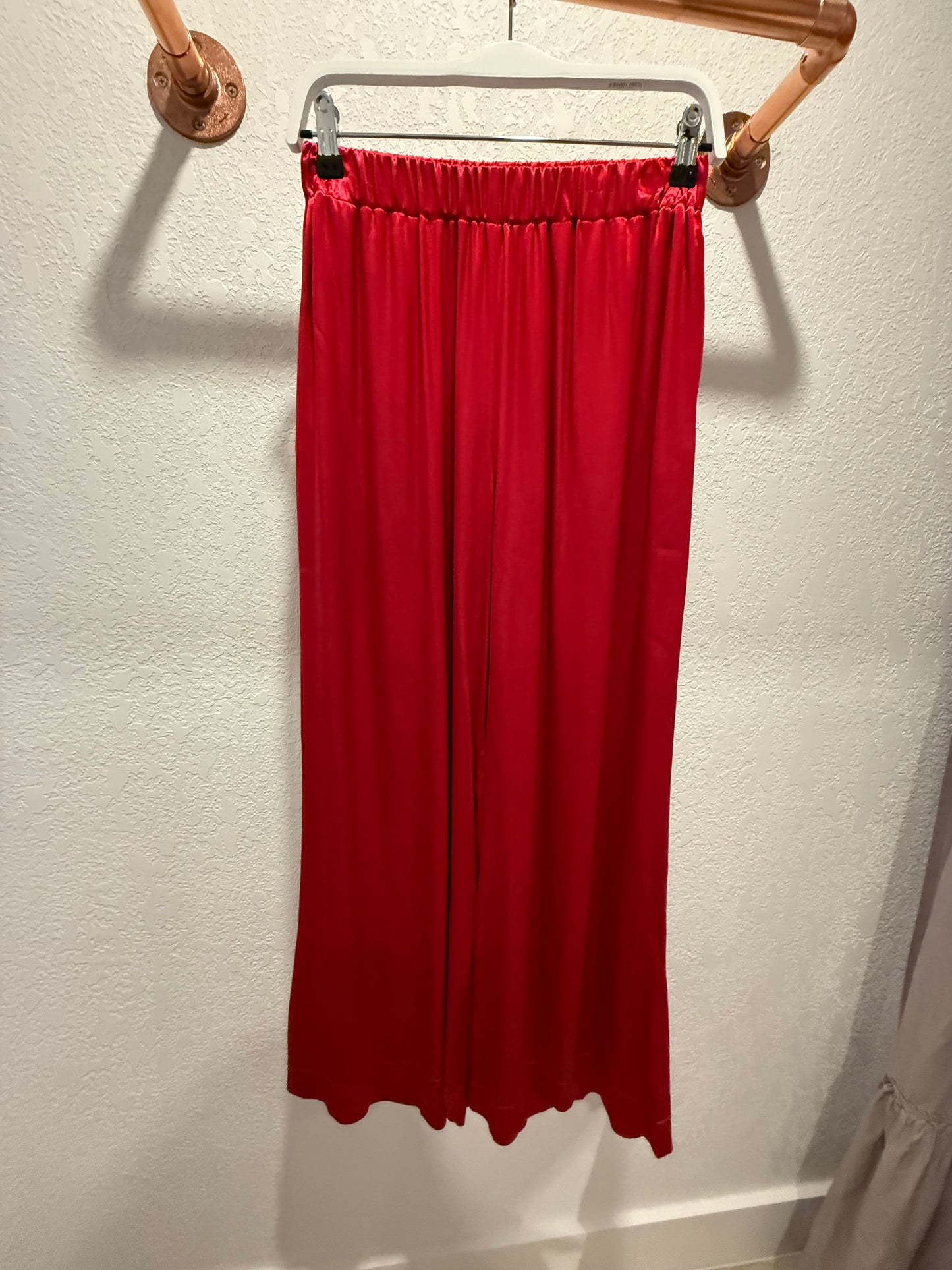 CHERRY SILKY PANTS