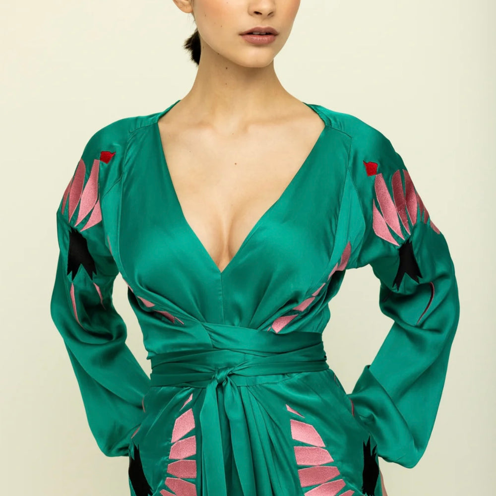 
                  
                    AZIZA WRAP DRESS
                  
                